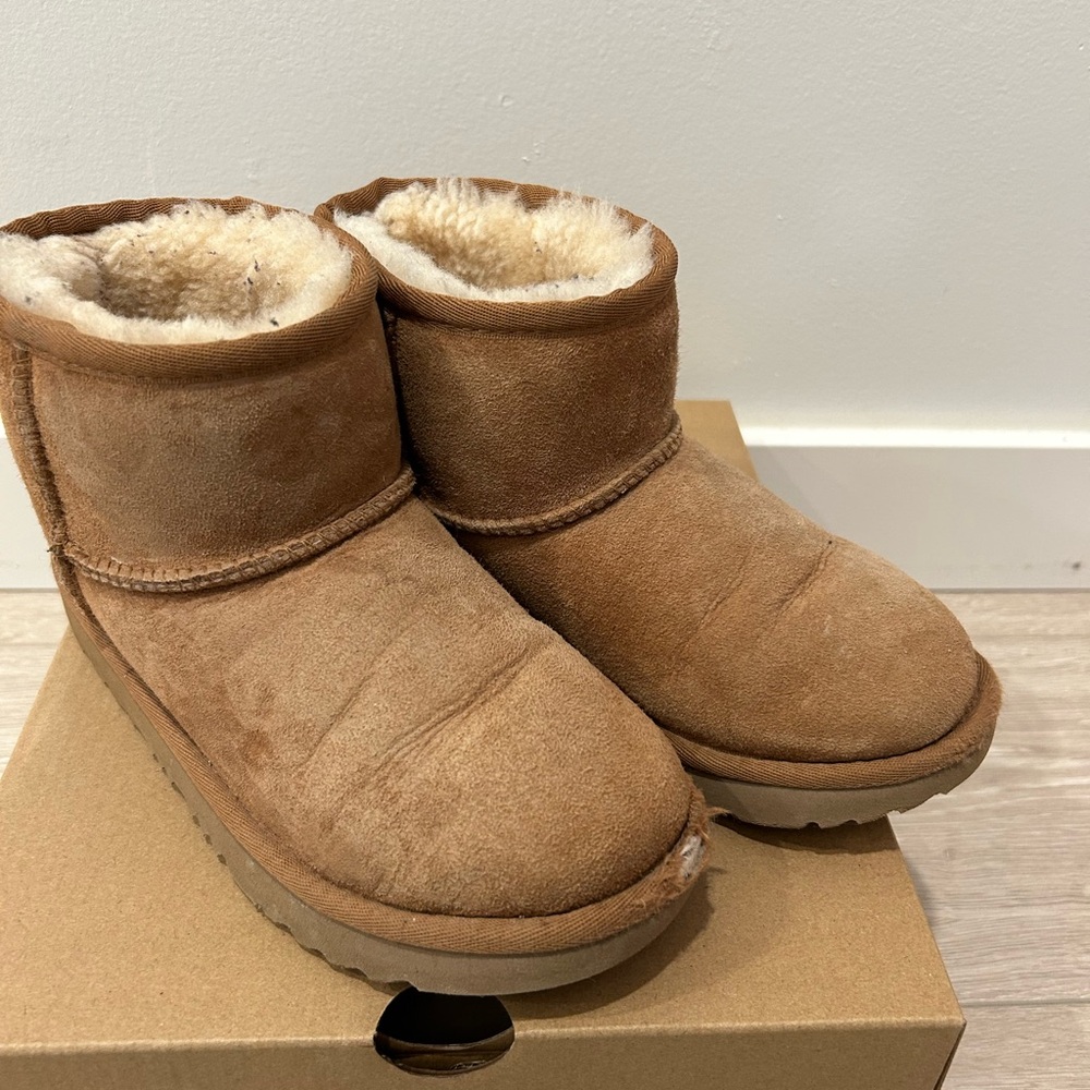 UGG Mini Chestnut Sheepskin Boots